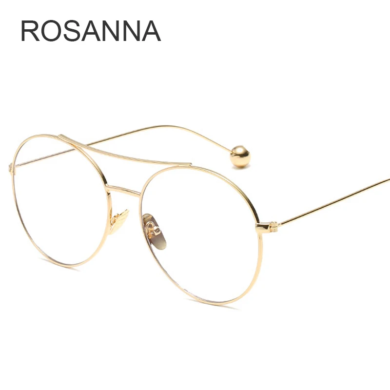 Женские солнцезащитные очки с прозрачными линзами ROSANNA Овальные Солнцезащитные