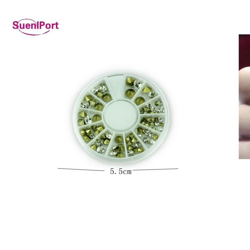 SunelPort украшения для дизайна ногтей 2019 прозрачные ногти Кристаллы Стразы наклейки