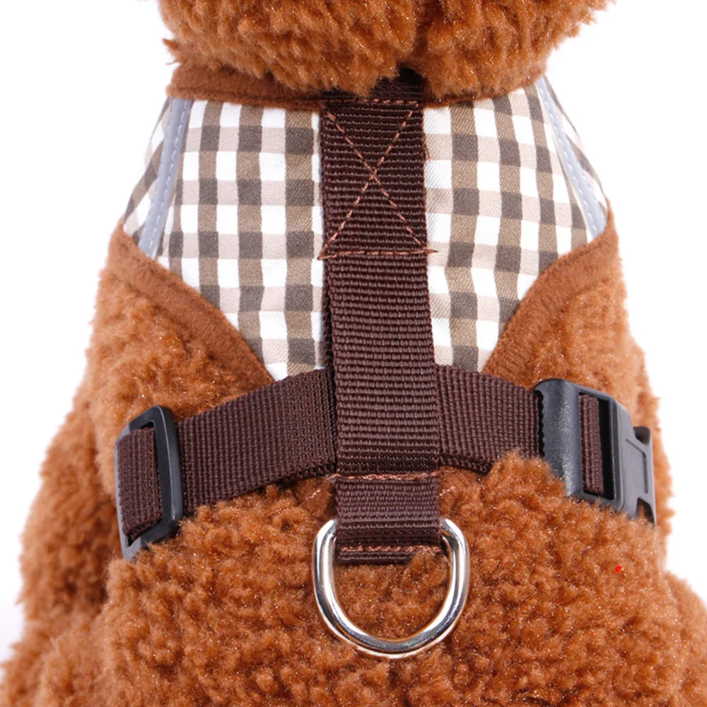 Dog vest warm harness Chain Small-sized New Product Gogo Tow Rope The Back Type Of Chest Straps CW-YF1 |
