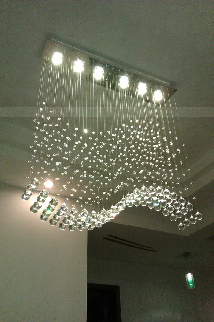 Хрустальная люстра для гостиной современный роскошный светильник в виде