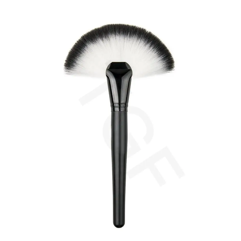 

by DHL 500Pcs/Lot Soft Makeup Large Fan Brush Blush Powder Foundation Make Up Tool big fan Cosmetics brushes 10001356