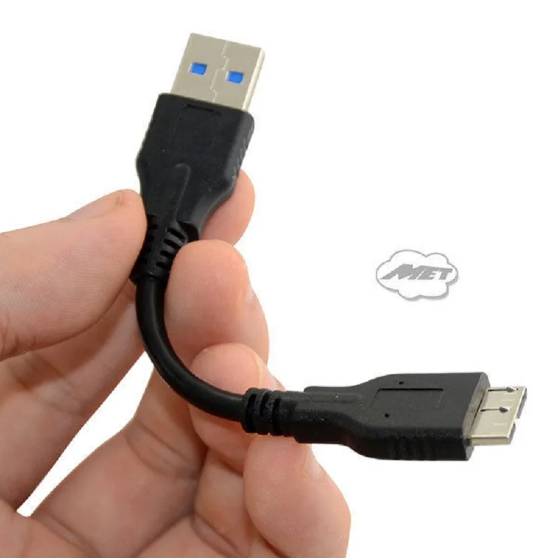 Дэн Скорость короткие 10cm 4 дюймовый USB 3,0 A Male к Micro B Мужской M/M Адаптер Высокое Скорость кабель Шнур