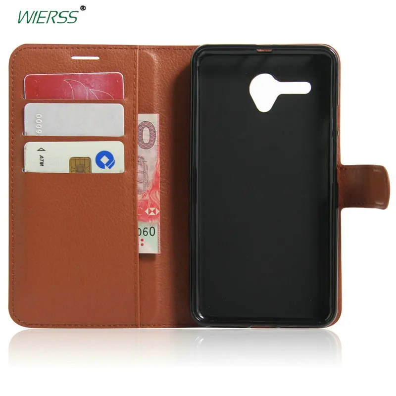 Кожаный чехол книжка с бумажником для Alcatel U5 HD 3G 4G A3 7 телефона|case for alcatel|phone casesleather