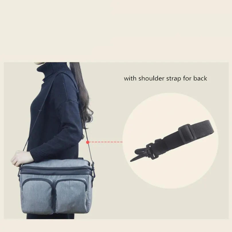 Baby Stroller Bag Diaper Bags Nappy Stroller Organizer Mom Travel Hanging Carriage Pram Buggy Cart Bottle Bag Stroller Accessori