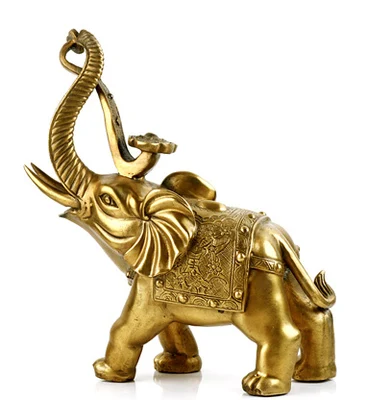 offer! A copper elephant ornaments Zhaocai enrichment Home Furnishing decorative crafts decoration Feng Shui House | Дом и сад