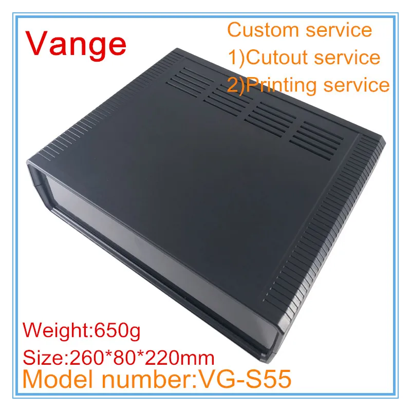 1pcs/lot mould extrusion box 260*80*220mm ABS plastic case enclosure diy for electronic sensor device | Обустройство дома