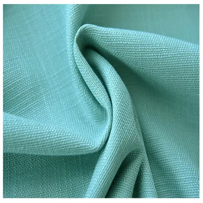 High-end living room bedroom balcony curtains solid color thick linen curtain custom | Дом и сад