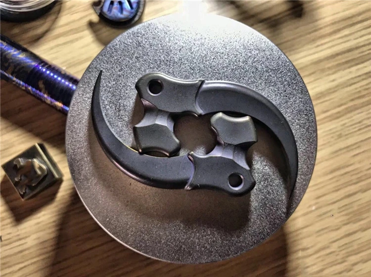 EDC титановый сплав нож бусины кулон уличный Паракорд DIY украшения титановый Кемпинг снаряжение выживания EDC многофункциональные инструменты