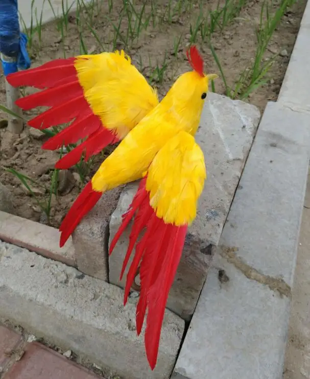 

simulation bird about 22x30cm colourful feathers spreading wings bird model handicraft prop,home garden decoration gift p2118