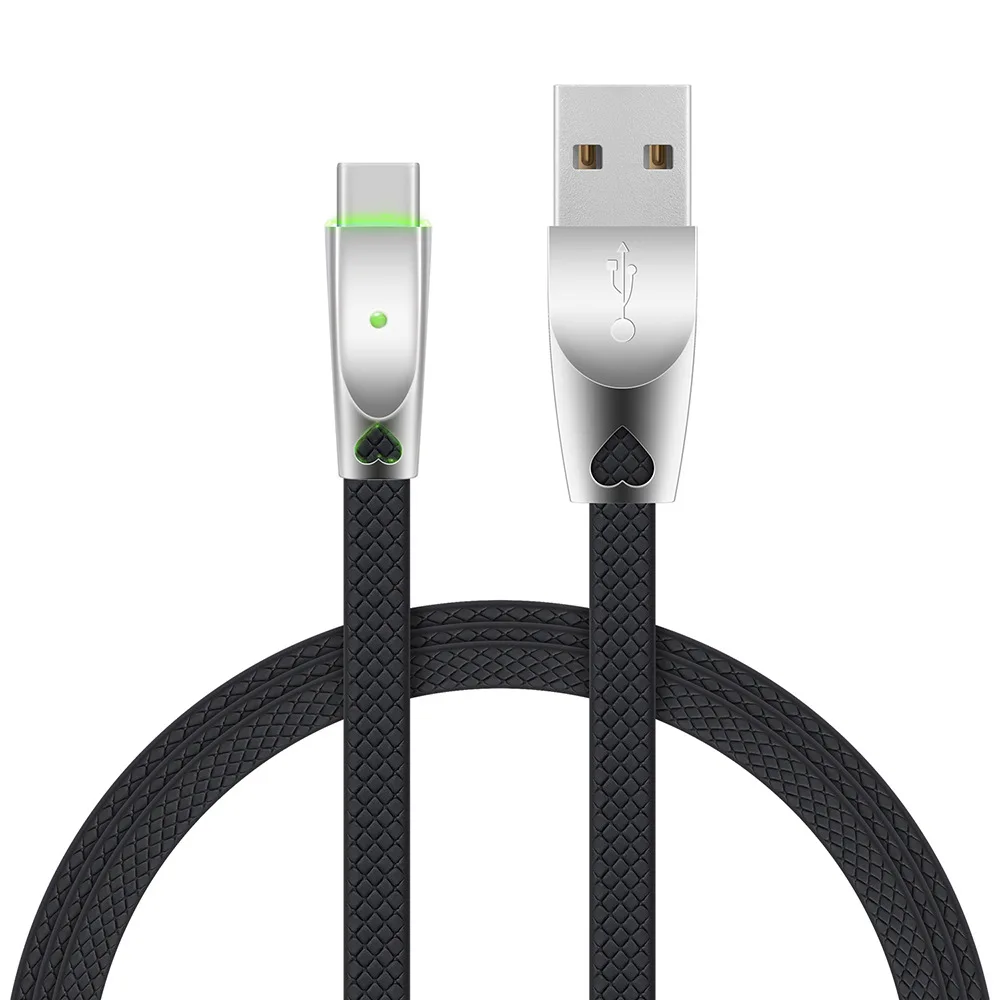Кабель EtopLink USB Type-C нейлоновый плоский для передачи данных с медным проводом со