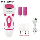 Инструмент для ухода за ногами KIMISKY, красный цвет, гладкий бархатный инструмент для удаления мозолей, пилка для ног, для кожи пятки