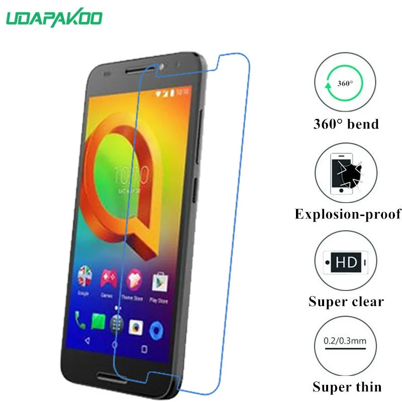 Udapakoo прозрачная закаленная (мягкое стекло) пленка для Alcatel A3 нано
