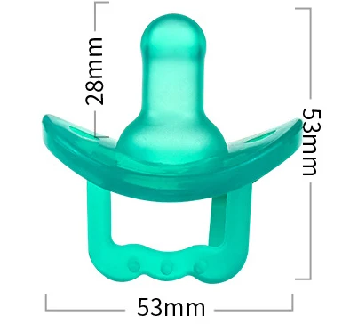 Full soft silicone 2 Новая детская соска для новорожденных мальчиков и девочек, соски-пустышки, Пищевая силиконовая соска, Ортодонтическая Соска для детей 0-36 месяцев - Цвет: Full soft silicone 2