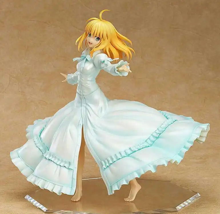 Аниме крыло Fate Stay Night 21 см Saber последняя серия ПВХ фигурка Коллекционная модель