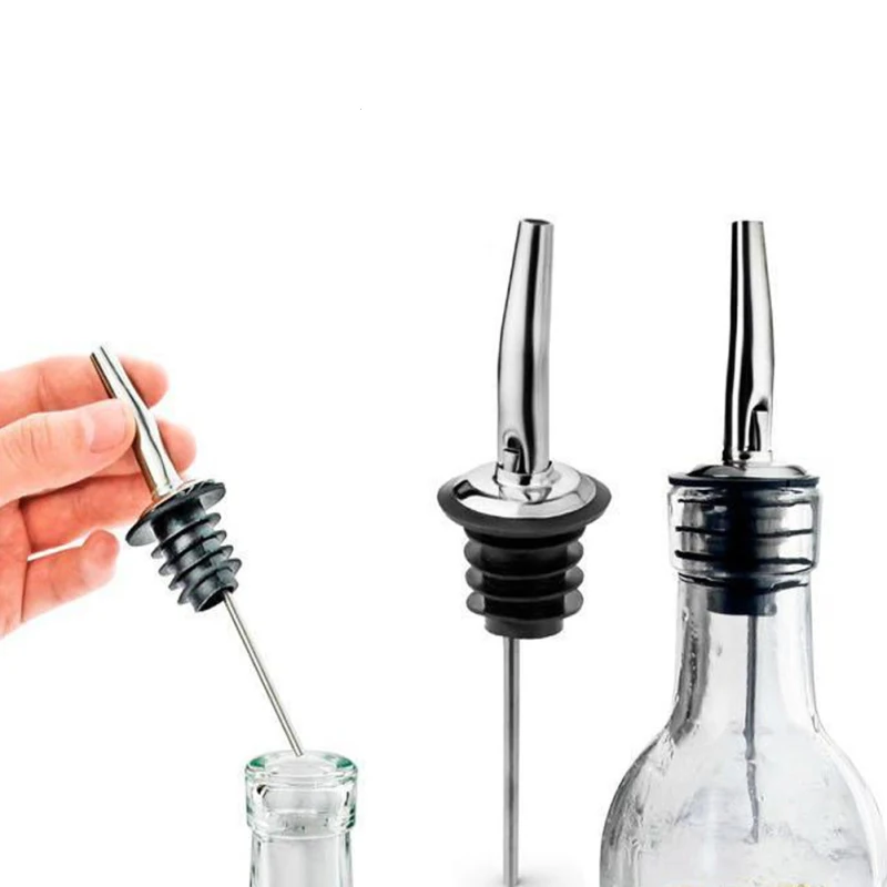 Whisky Red Wine Bottle Pourer Stopper Nozzle Olive Oil Cork Corktail Liquid Dispenser Bar Accessories Pourers Spout Mouth | Дом и сад
