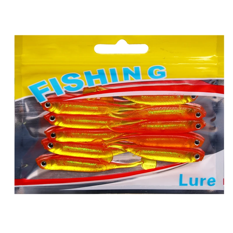 SEAPESCA 10 шт./партия мягкие приманки 2 г/70 мм для рыбалка на сельдь рыболовный червь