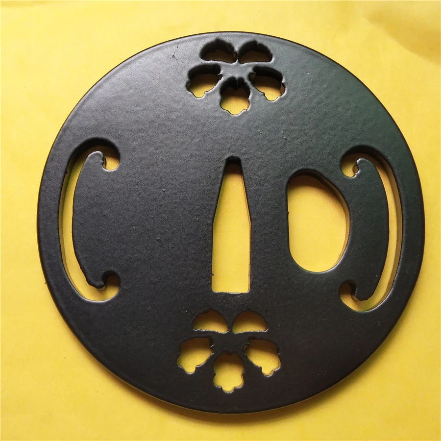 Новый железный стальной Tsuba защитный фитинг для японского самурайский меч катана