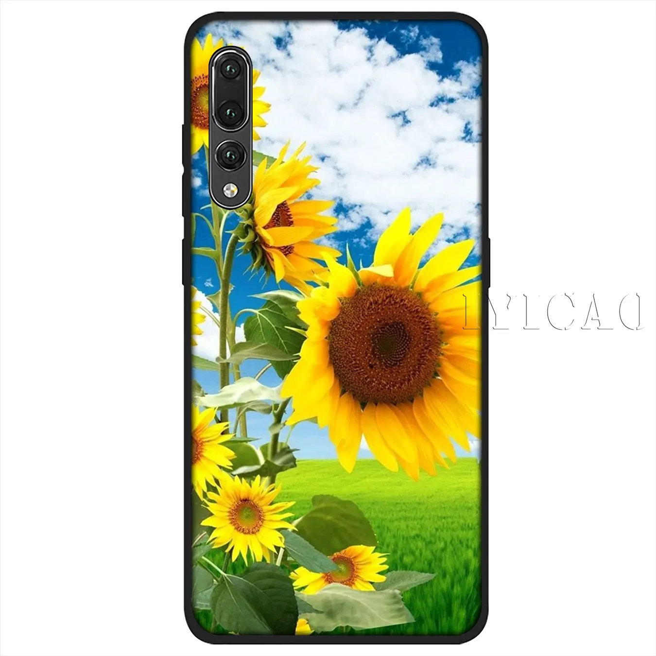 IYICAO разноцветный мягкий чехол с цветочным рисунком для Huawei P30 P20 Pro P10 P9 P8 Lite Mini 2017