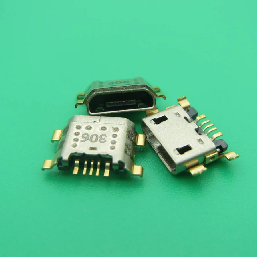 50pcs for OPPO VIVO Y67 Xiaomi Redmi Micro USB Charging Data Plug Socket Good Quallity Repair Jack Dock Female Connector 5 PI