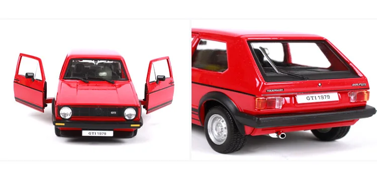 Bburago 1:24 1979 Golf GTI имитация сплава Модель автомобиля ремесла украшение Коллекция игрушек инструменты подарок