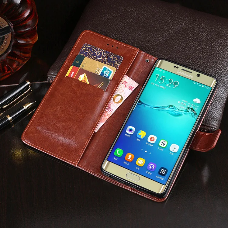 Для Samsung Galaxy S6 Edge Plus чехол кошелек искусственная кожа флип-кейс для + G928FZ чехлы