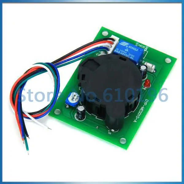 3PCS/LOT 9V Smoke Sensor Module Detector W Relay Output | Электронные компоненты и принадлежности