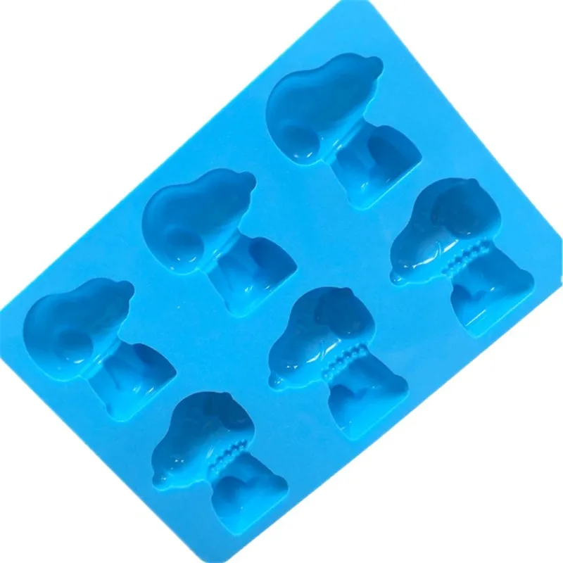 3D мультфильм животных Форма собаки силиконовые DIY торт украшения плесень льда сетки шоколада форма выпечки инструмент Бренд высокое качество