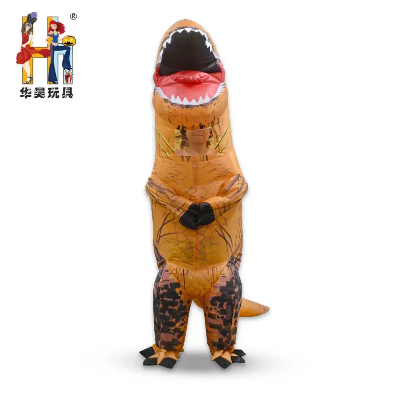Аниме динозавра T-Rex в парк развлечений надувные костюм для взрослых Детские