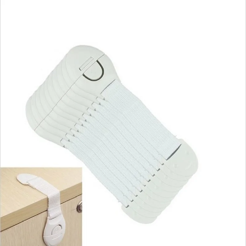 10 штук в комплекте само-клеющийся пластиковый замок на двери и ящики защита от