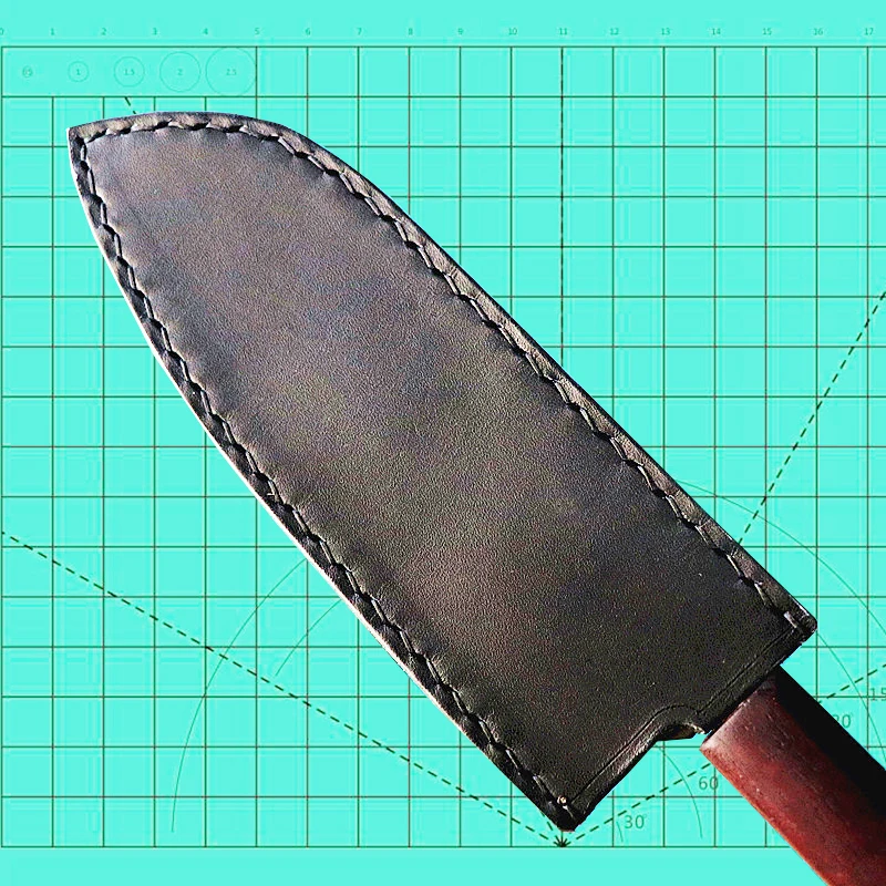 

10-30 см заказной ручной первый слой яловой кожи Фруктовый нож оболочка, ножны шеф-повара Чехол для ножа