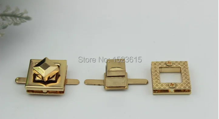 Фурнитура для чемоданов аксессуары золотой литой твист замок t riangle сумка