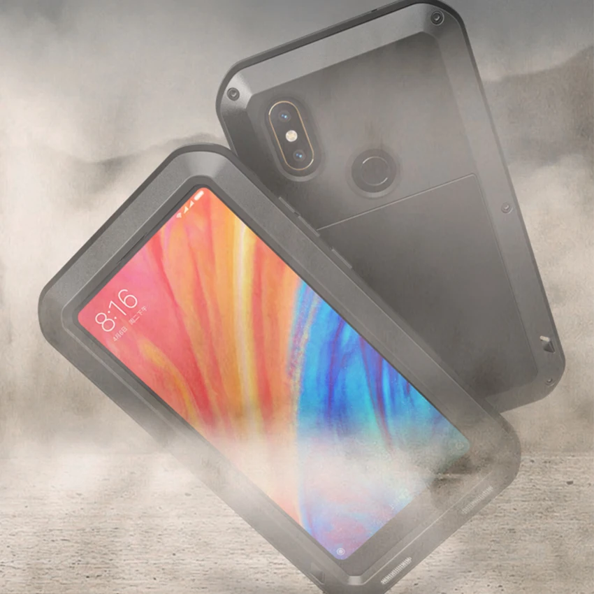 Металлический Чехол Love Mei для Xiaomi Mi 6, 8, 9 Max, 2, Max, 3, MIX, 2, MIX, 2 S, ударопрочный чехол для телефона Xiaomi 9, Прочный противоударный чехол