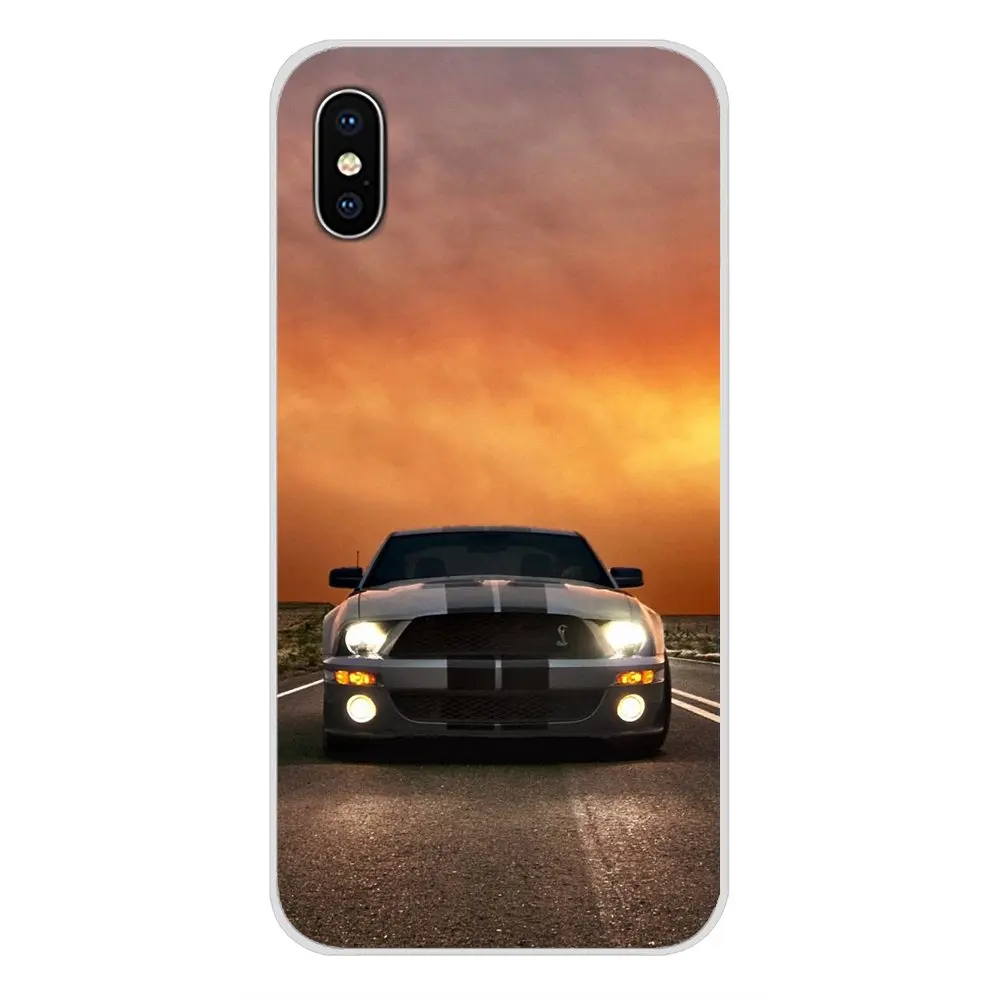 Для Apple iPhone X XR XS MAX 4 4S 5 5S 5C SE 6 6S 7 8 Plus ipod touch Аксессуары чехлы для телефонов ford mustang