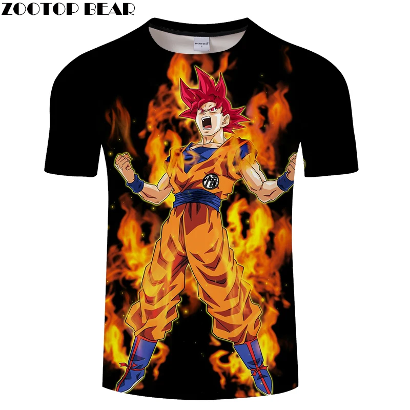 Супер Saiyan Me Tshir tDragon Ball Z Ultra Instinct Goku летняя футболка с 3D принтом Dragon забавная