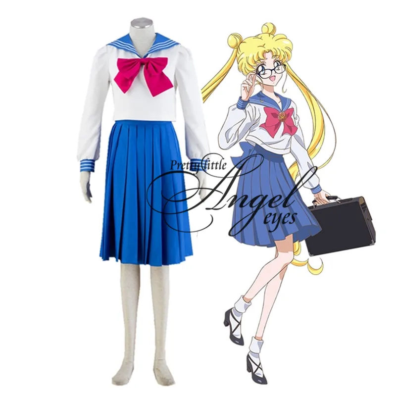 Школьная Униформа Usagi из аниме Сейлор Мун Tsukino для косплея| |