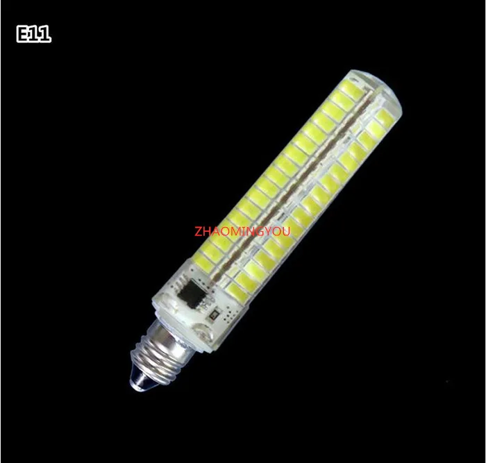 Сверхъяркая силиконовая приглушаемая Светодиодная лампа SMD 5730 12 Вт GY6.35 E11 E12 E14 E17