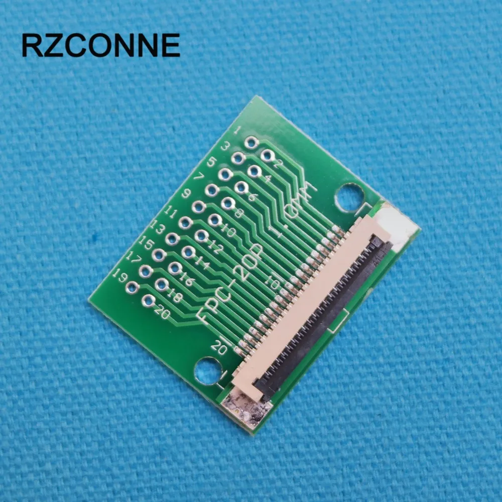 2 шт. 8Pin/12Pin/20Pin FFC FPC адаптер до 54 мм плоский кабель разъем 0 5/1 шаг 1 откидная крышка