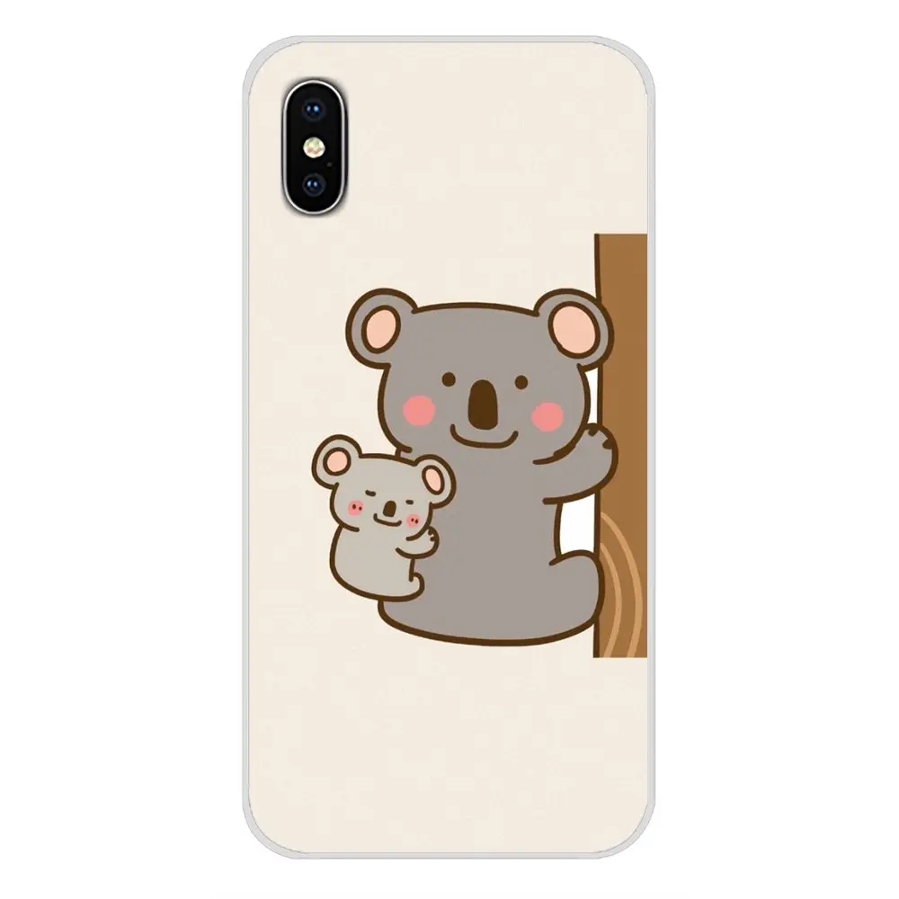 Милый гибкий чехол Koala для HTC One U11 U12 X9 M7 M8 A9 M10 E9 Plus Desire 630 530 626 628 816 820 830 прозрачный