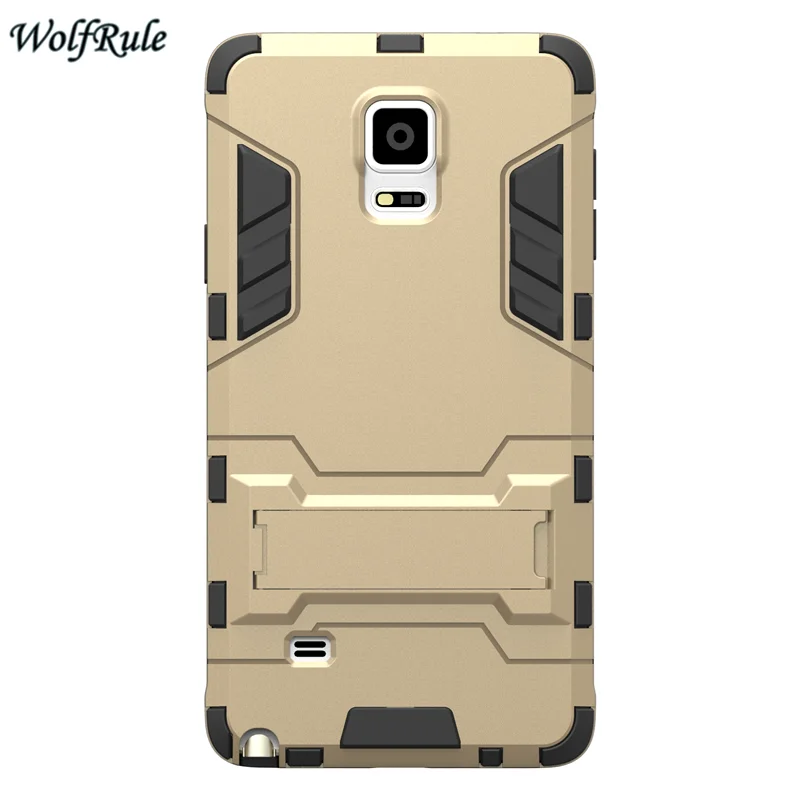 For Cover Samsung Galaxy Note 4 Case TPU PC Holder Bumper Phone N9100 |