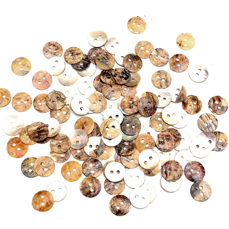 

50-200Pcs Coconut Shell Round Sewing Buttons For Kids Clothes Scrapbooking Decorative Botones Handicraft DIY Accessories
