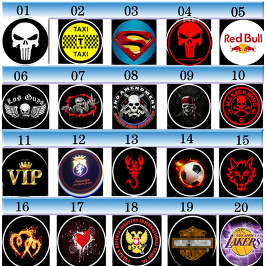 Новый 3D Темная ночь мотоцикл Ghost Rider череп логотип Тень лазерный проектор свет|light