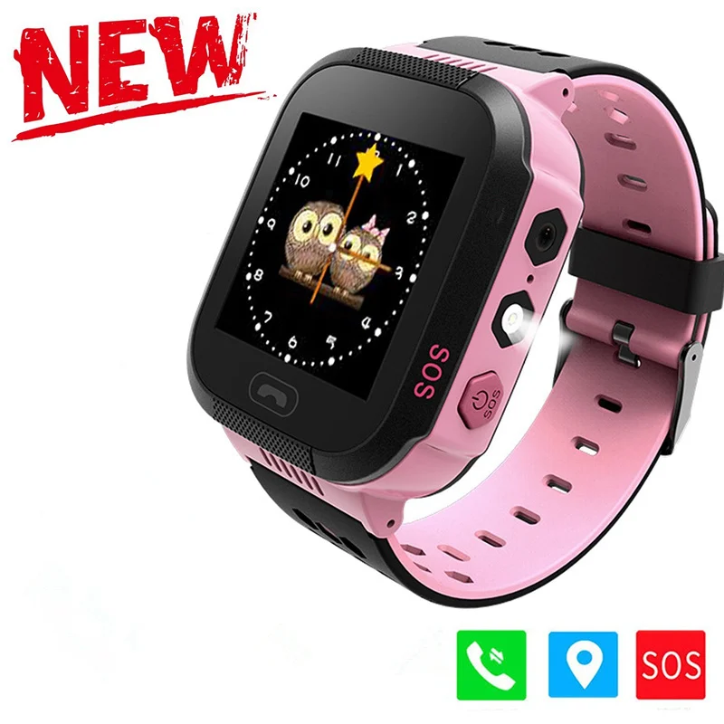 2017 лучшие детские gps трекер Смарт часы SOS Вызов сенсорный экран активности
