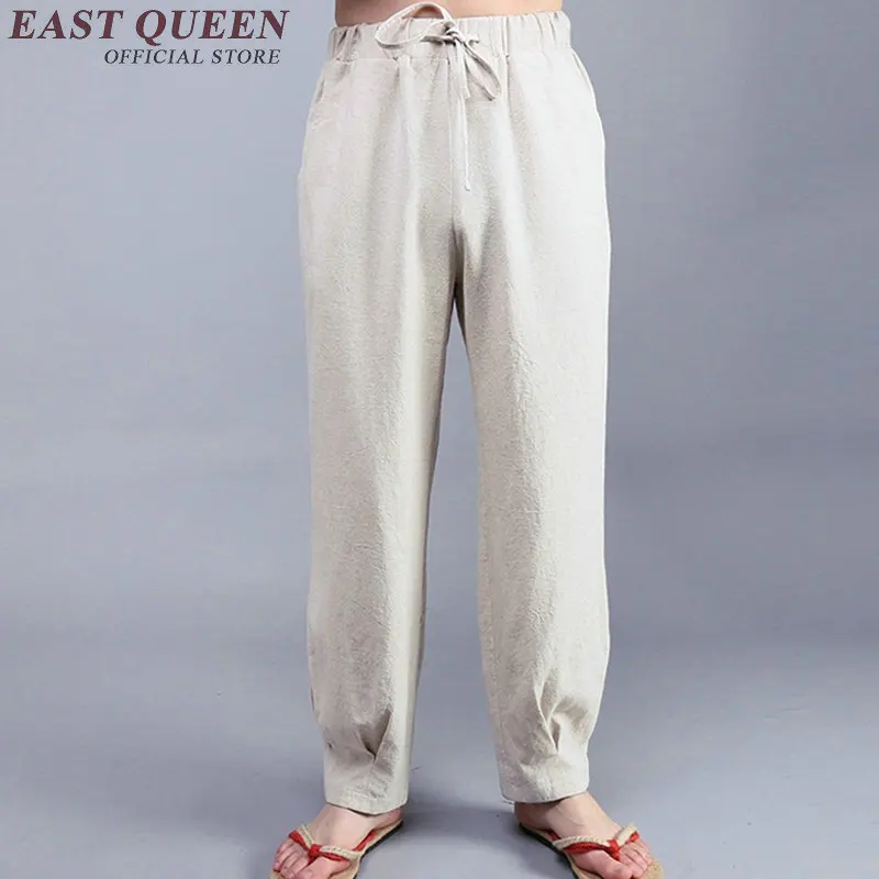 Традиционная китайская одежда для мужчин брюки Китайская традиционная мужская