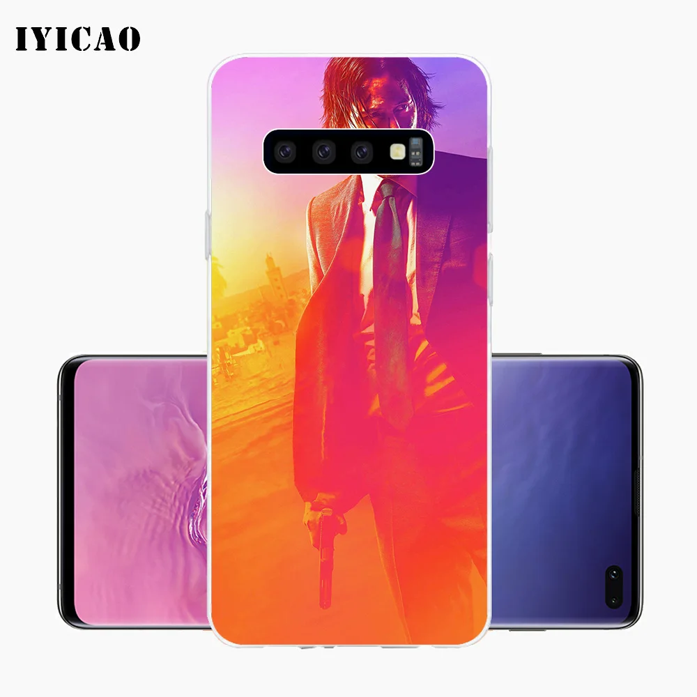 Мягкий силиконовый чехол для телефона IYICAO John Wick Chapter 3 Samsung Galaxy S10e S10 S9 S8 Plus S7 Edge