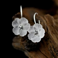 lp high quality crystal flower jewelry sets 925 sterling silver earrings bracelet pendant for women wholesale gift hot sale
