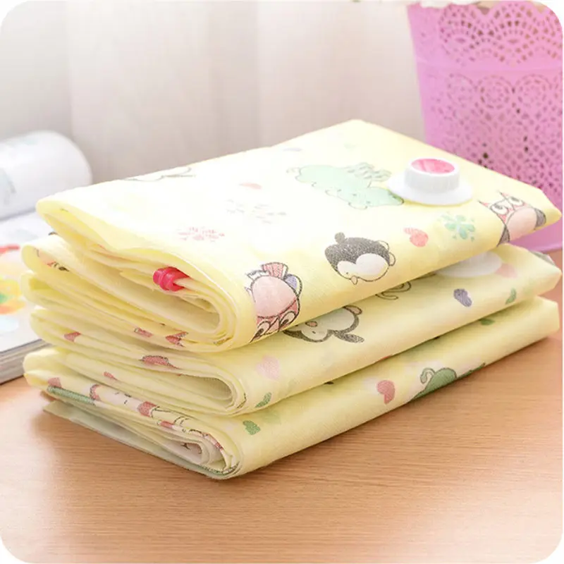 Useful Creative Reusable Organizers For Clothes Quilt Wardrobe Storage Bag Vaccum Space Saver Compressed Without Pump | Дом и сад