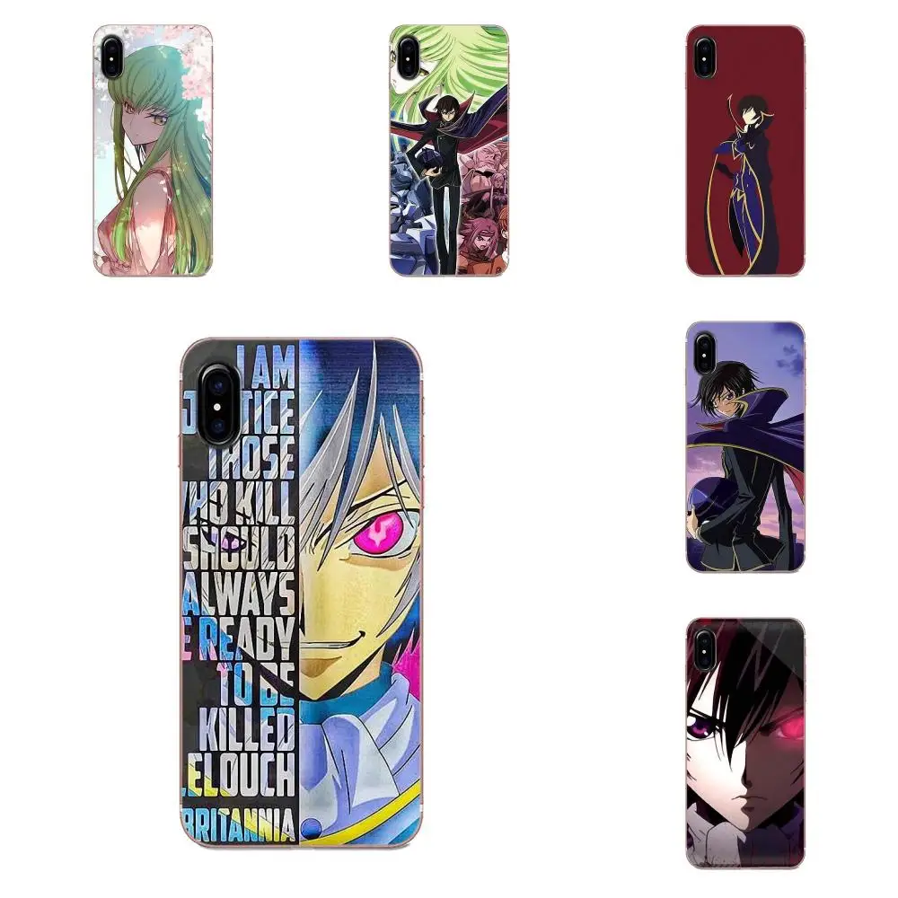 Мобильный телефон из ТПУ с аниме кодом Geass Letouch для HTC 530 626 628 630 816 820 One A9 M7 M8 M9 M10 E9 U11