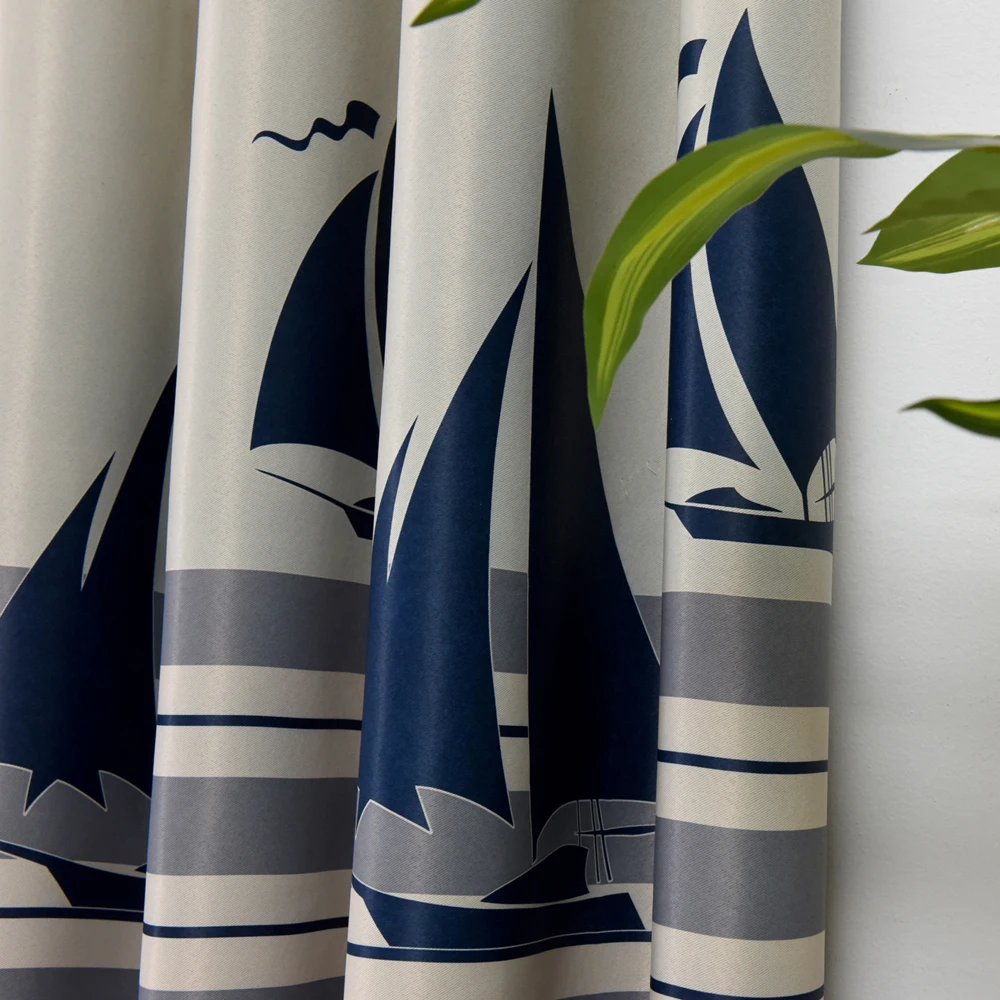 Шторы с мультяшным рисунком для дома бежевые короткие Оконные Занавески детской