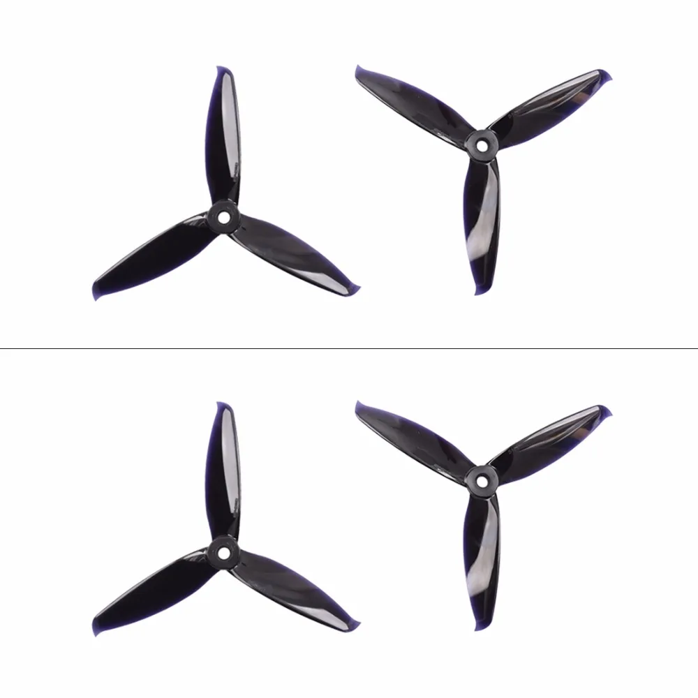 2 пары Gemfan 5152 3 лопастные PC Propeller CW CCW propeller prop для 2205 2206 бесщеточных двигателей FPV