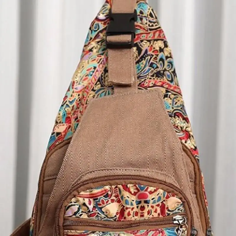 2018 Boho Стиль Холст Crossbody сумка для женщин Женский Винтаж обувь девочек груди пакет